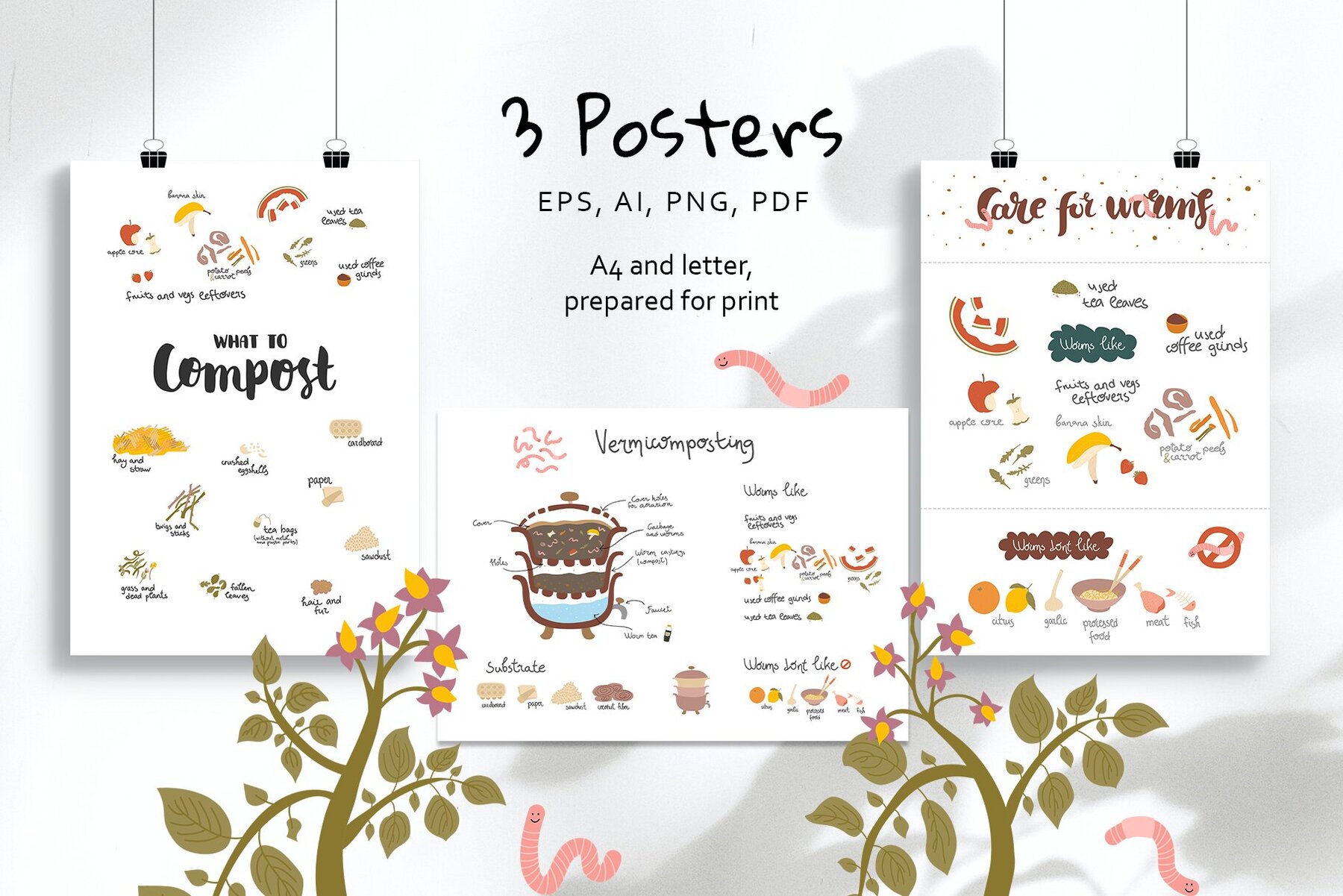 Vermicomposting Clipart 8