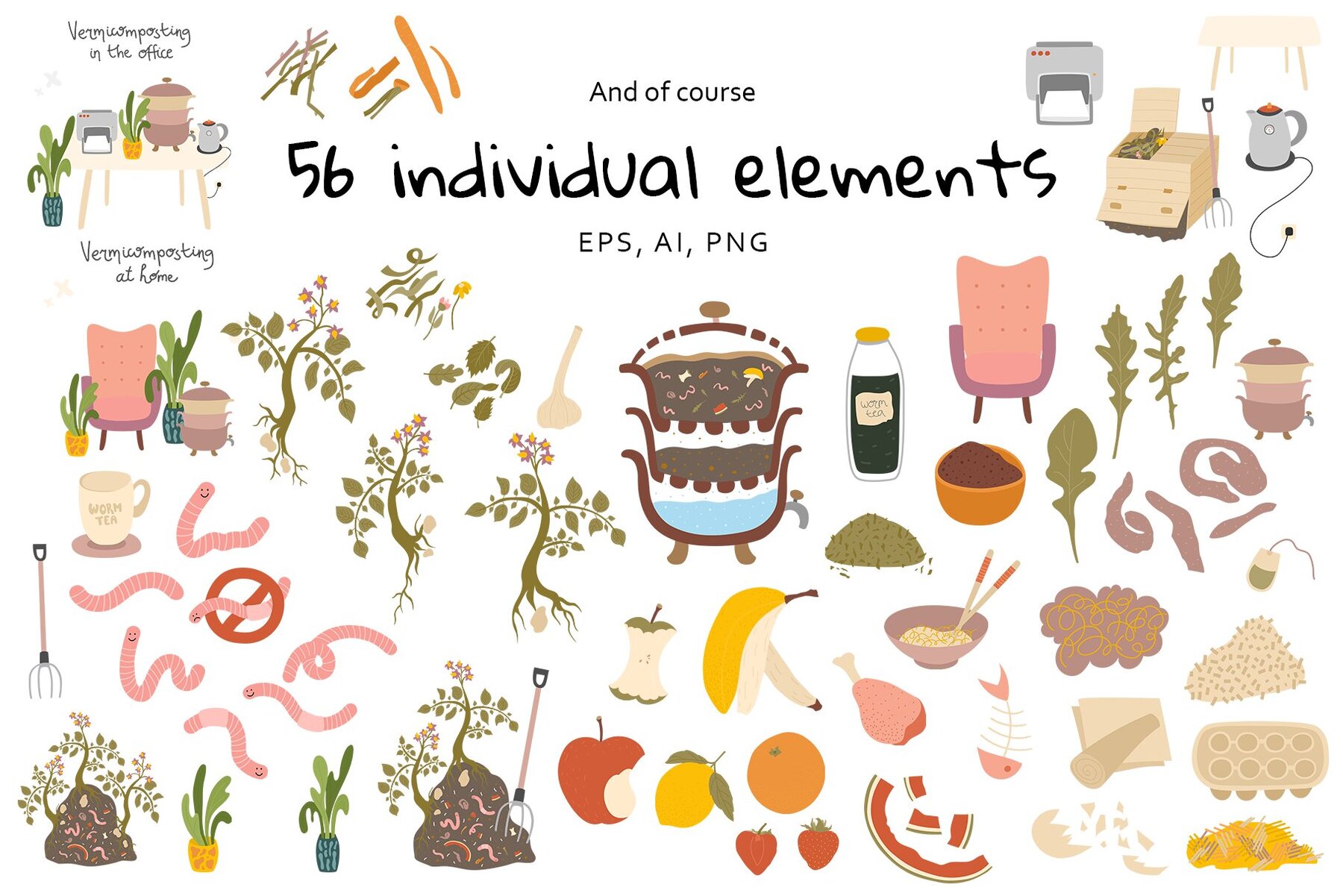 Vermicomposting Clipart 13