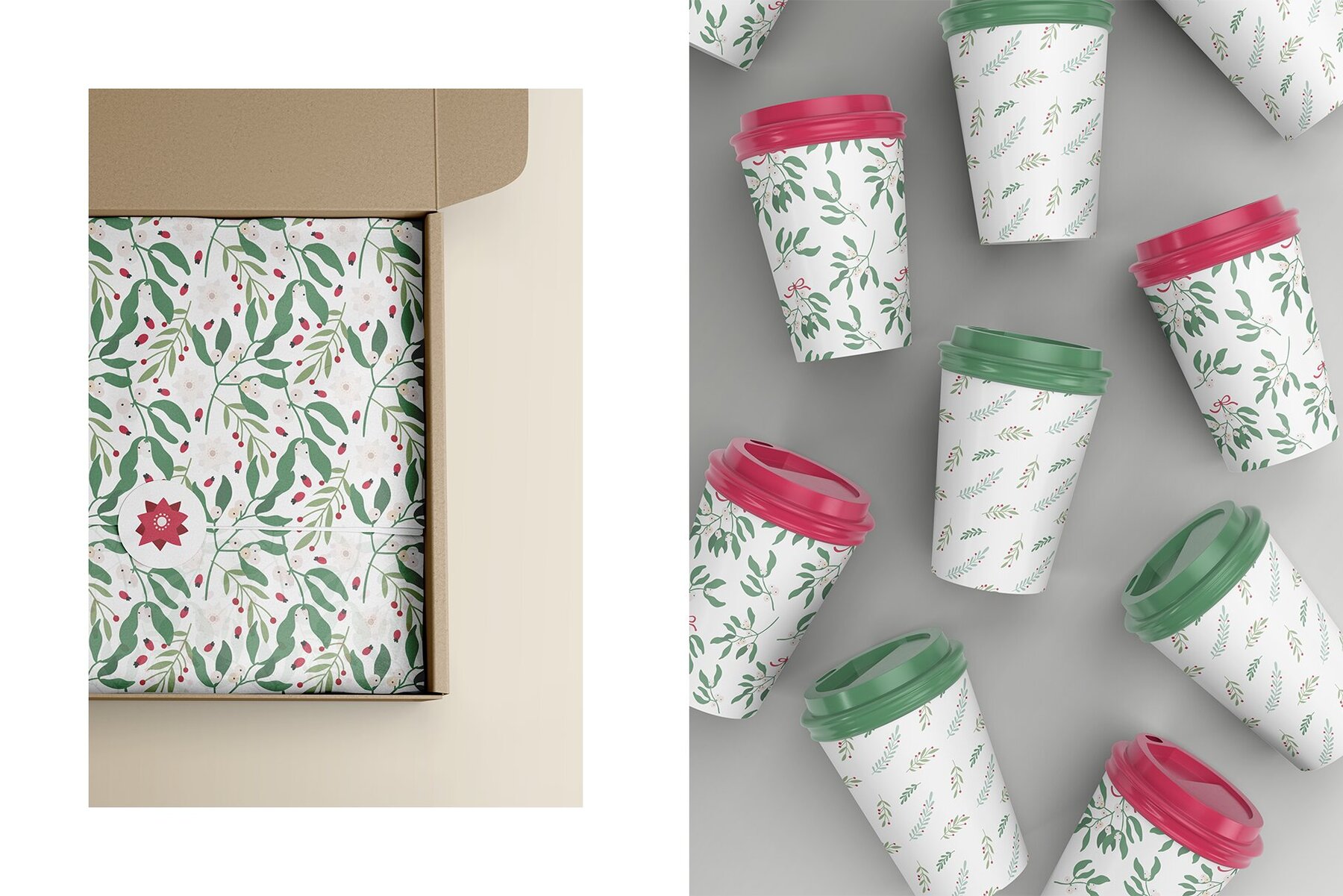 Christmas Florals Clipart 8