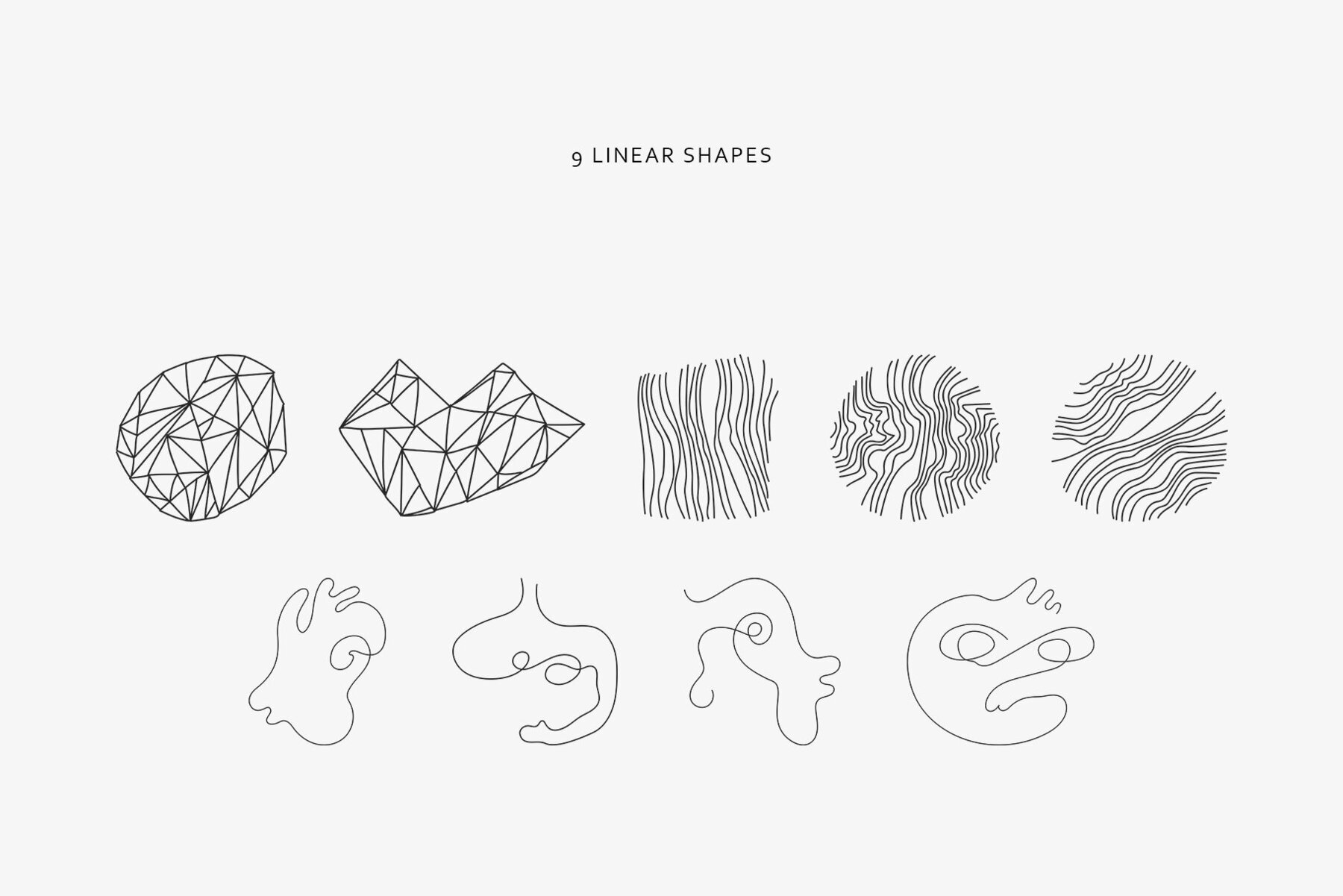 Textured Vector Shapes 3