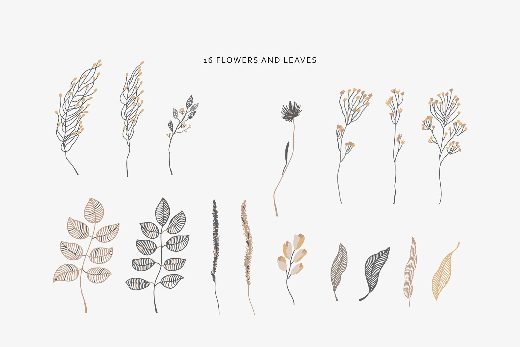 Textured Vector Shapes 4