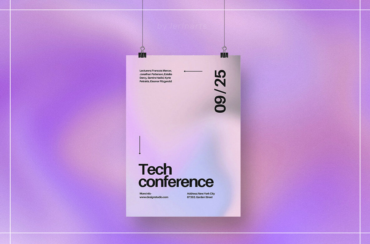 20 Airy Grainy Gradient Backgrounds 7