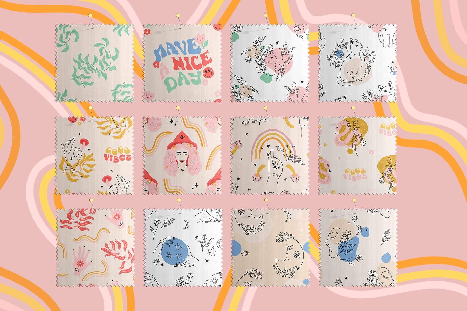 70s Cute Witch Clipart 4