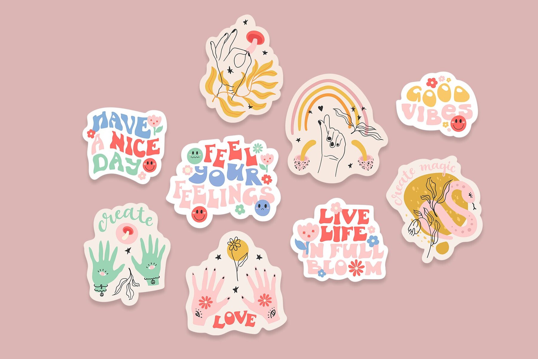 70s Cute Witch Clipart 17