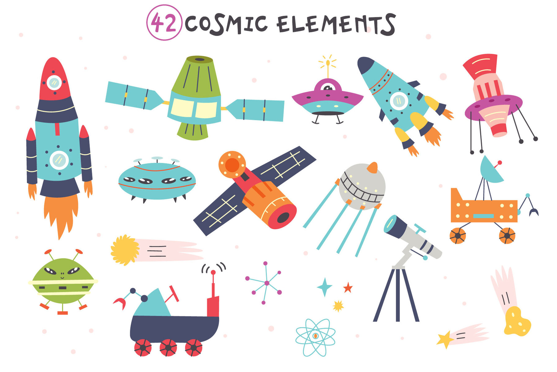 Cute Space Vector Collection 5