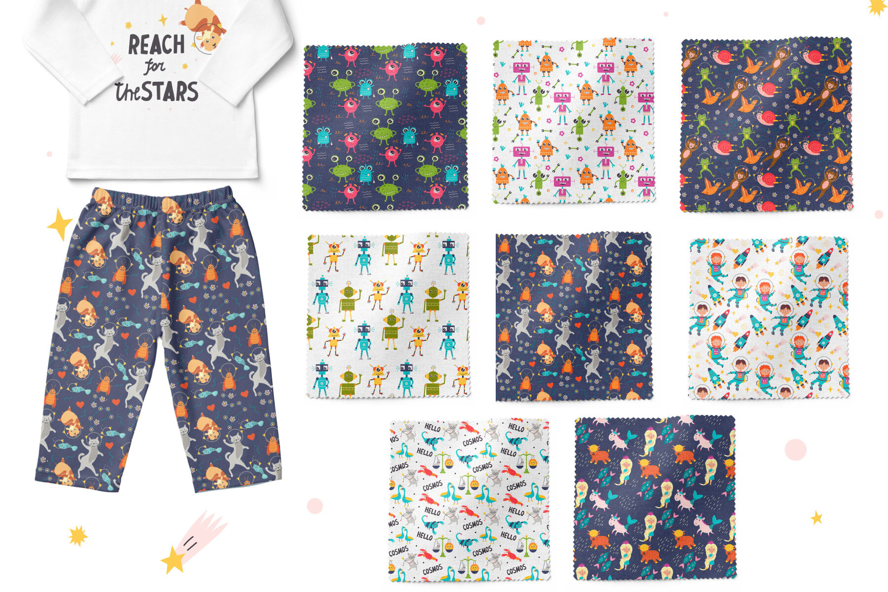 Cute Space Vector Collection 8