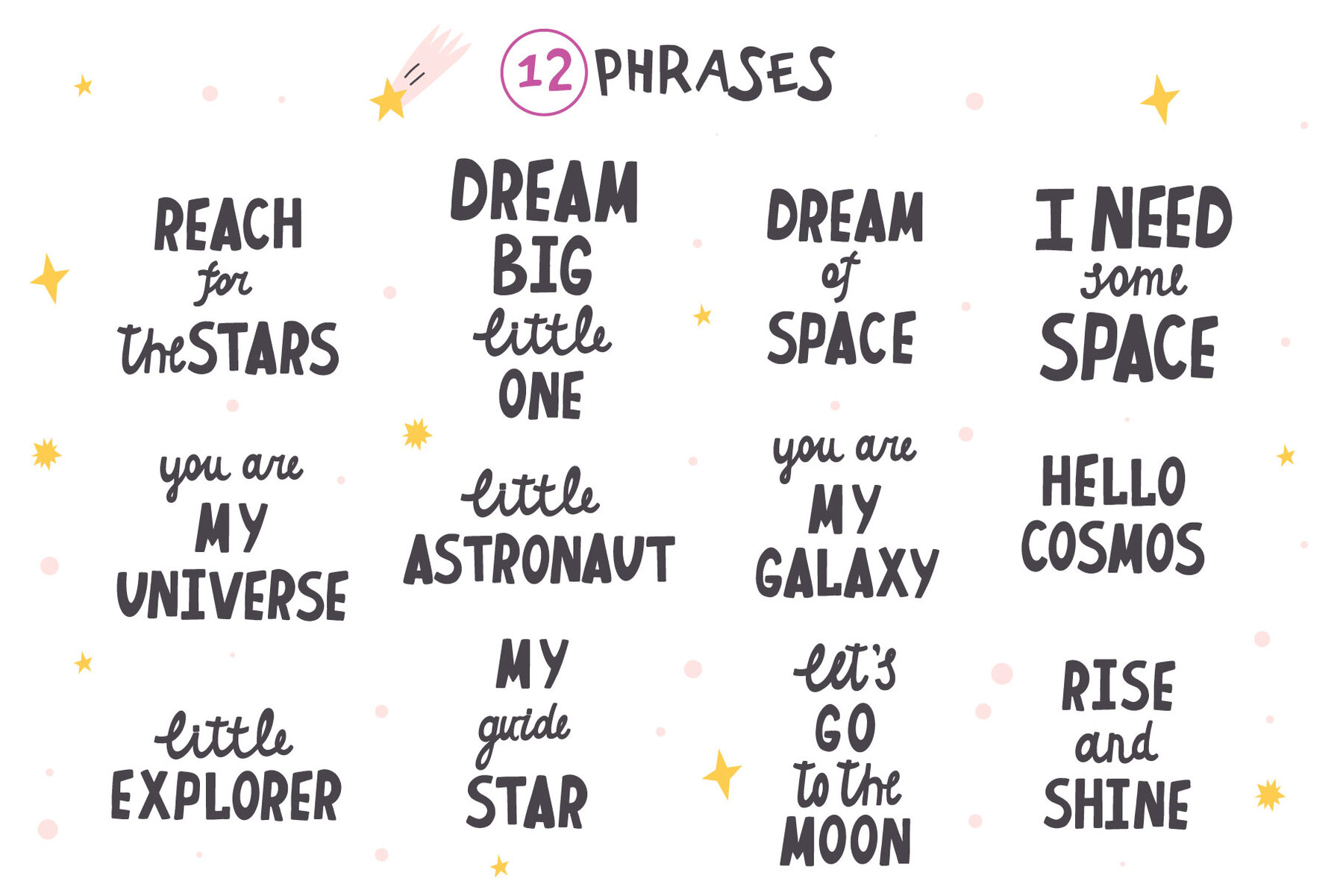 Cute Space Vector Collection 13