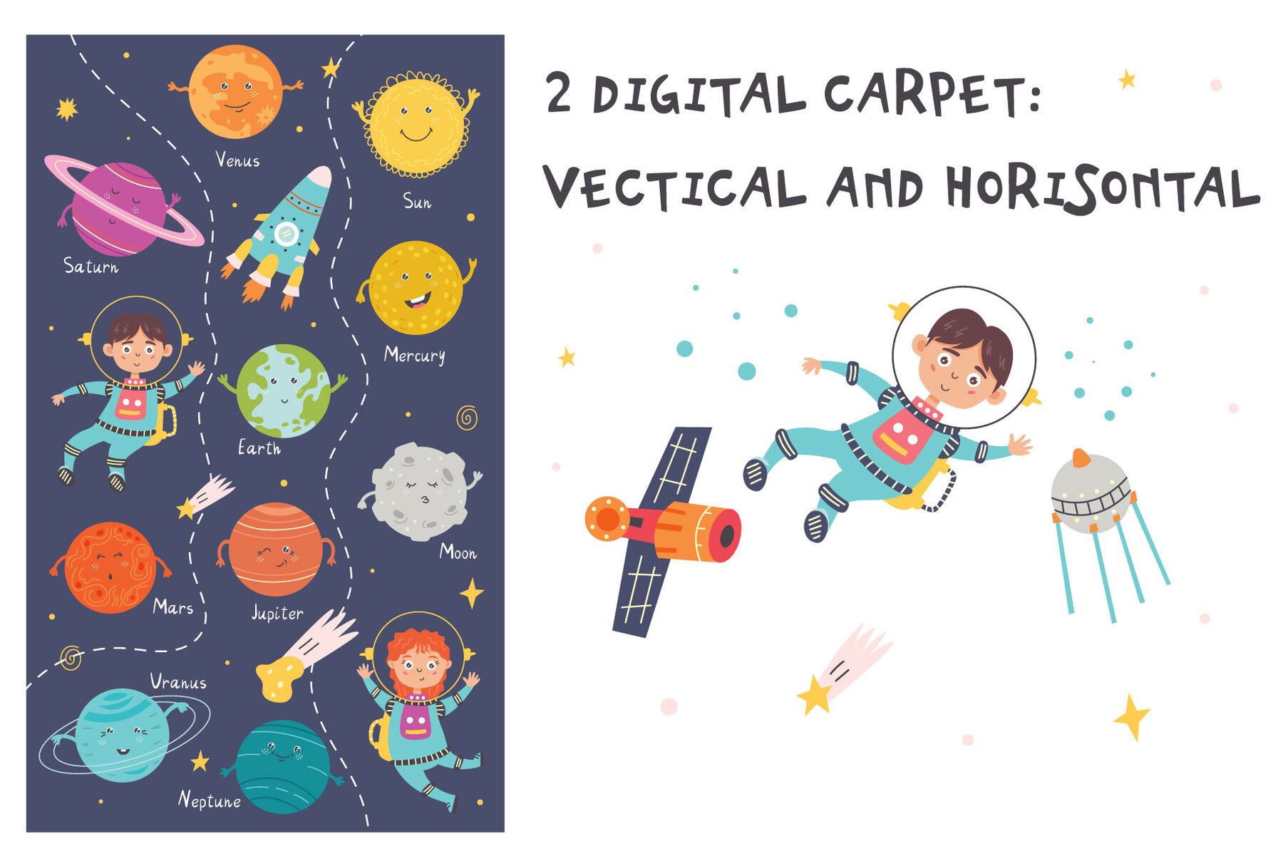 Cute Space Vector Collection 14