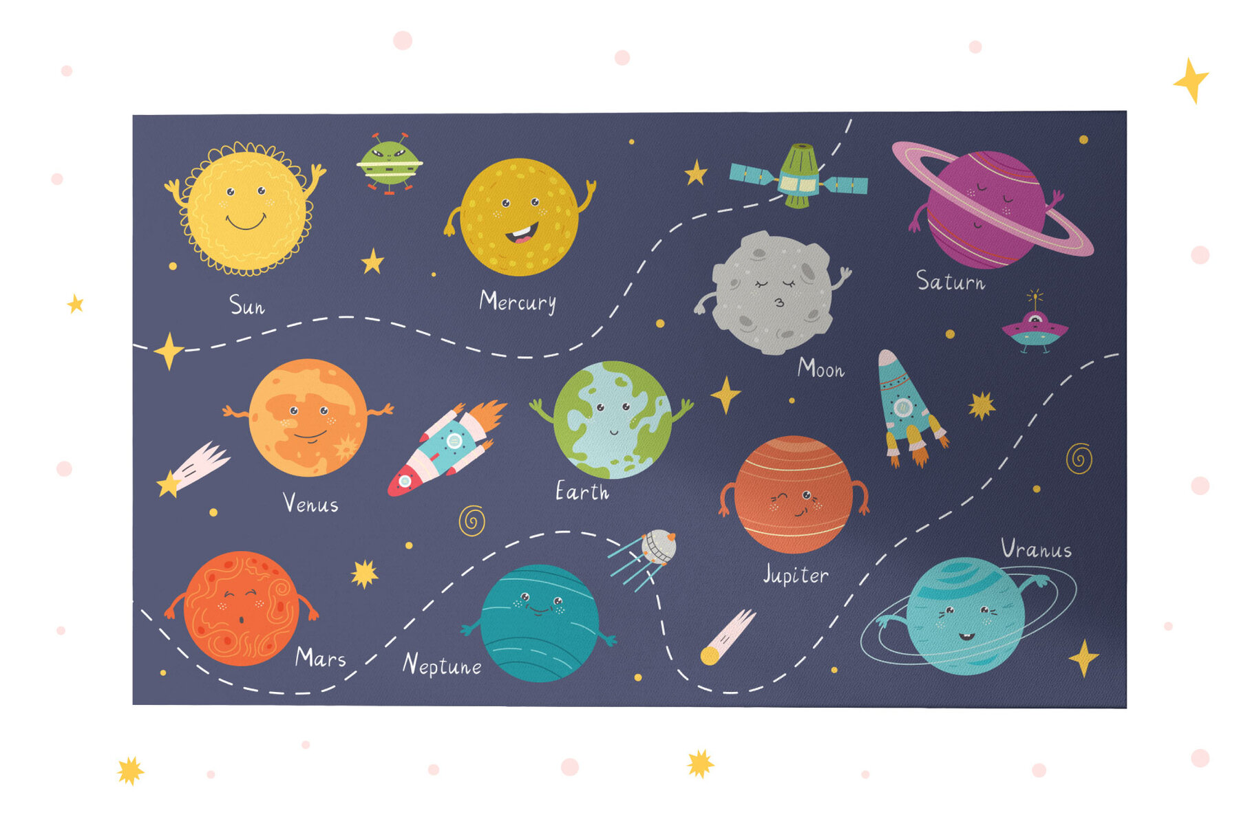 Cute Space Vector Collection 16