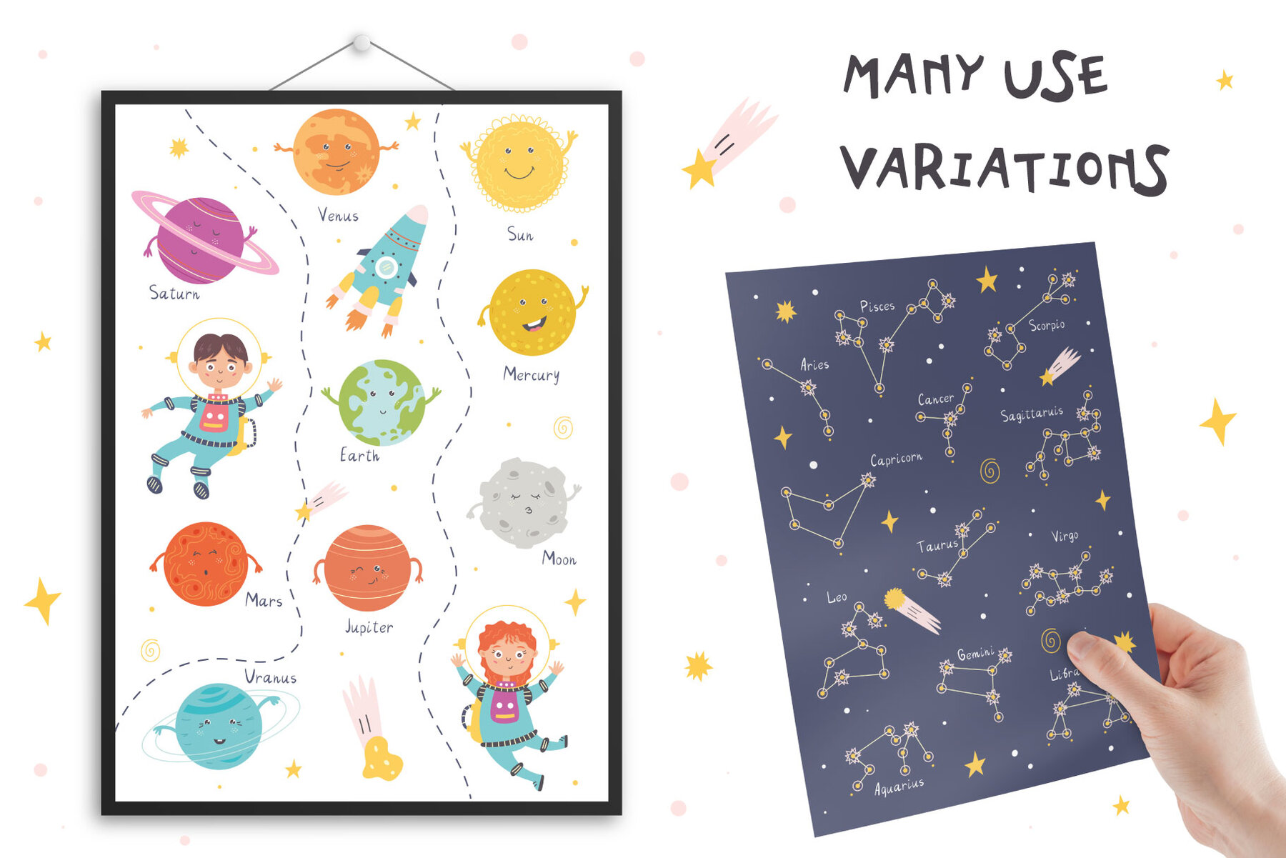 Cute Space Vector Collection 19