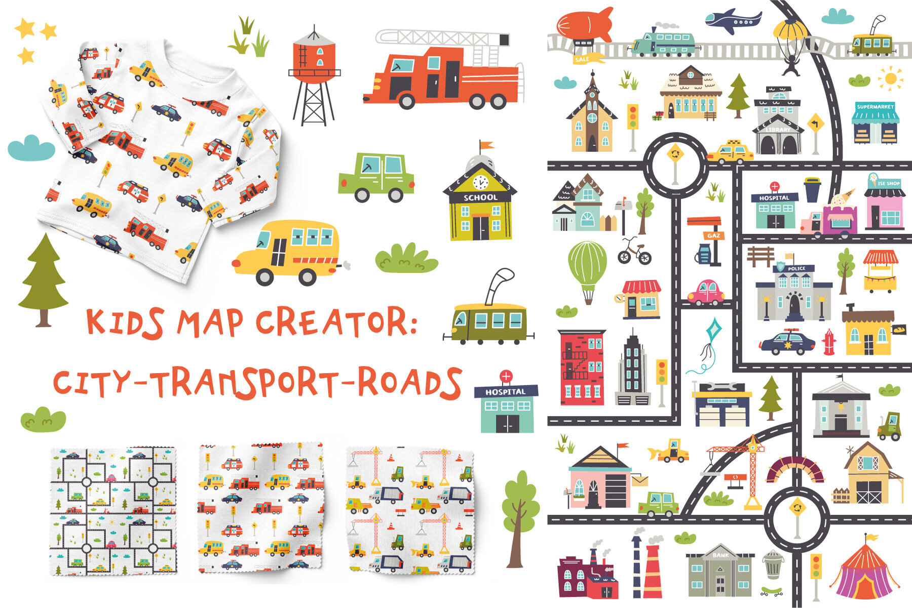 Kids Map Creator City Map 1