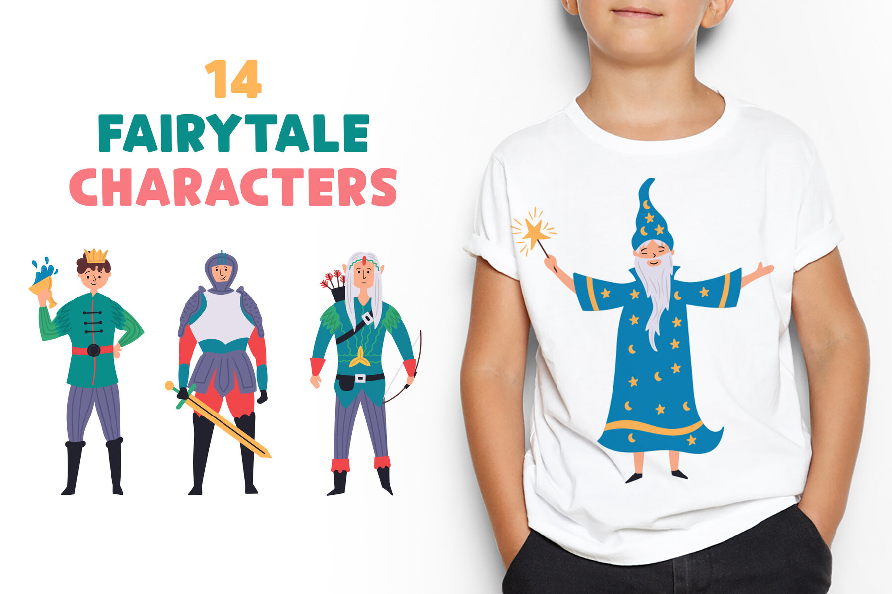 Hand Drawn Fairytale Character 4