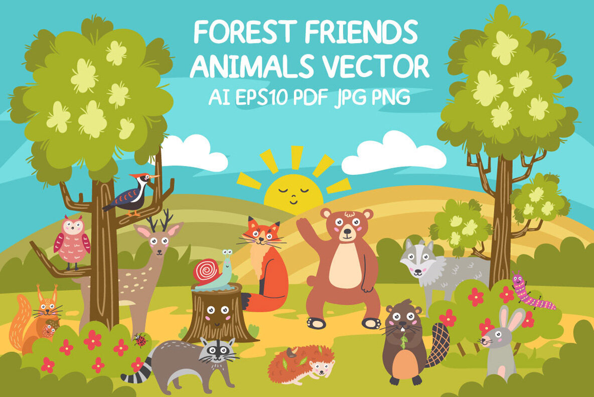 Forest Friends Animals 1