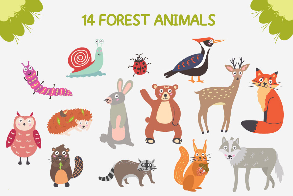 Forest Friends Animals 2