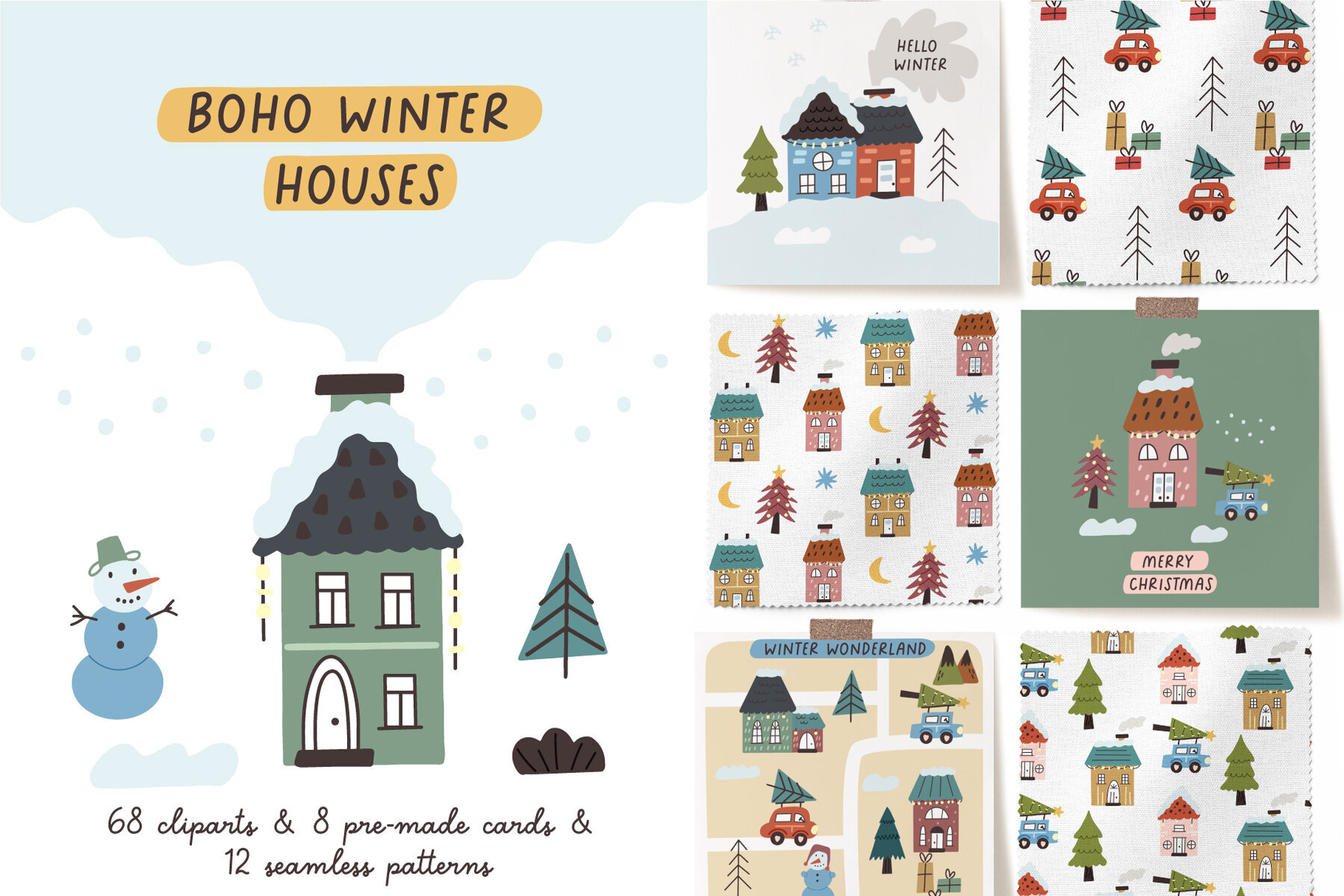 Boho Winter House 1