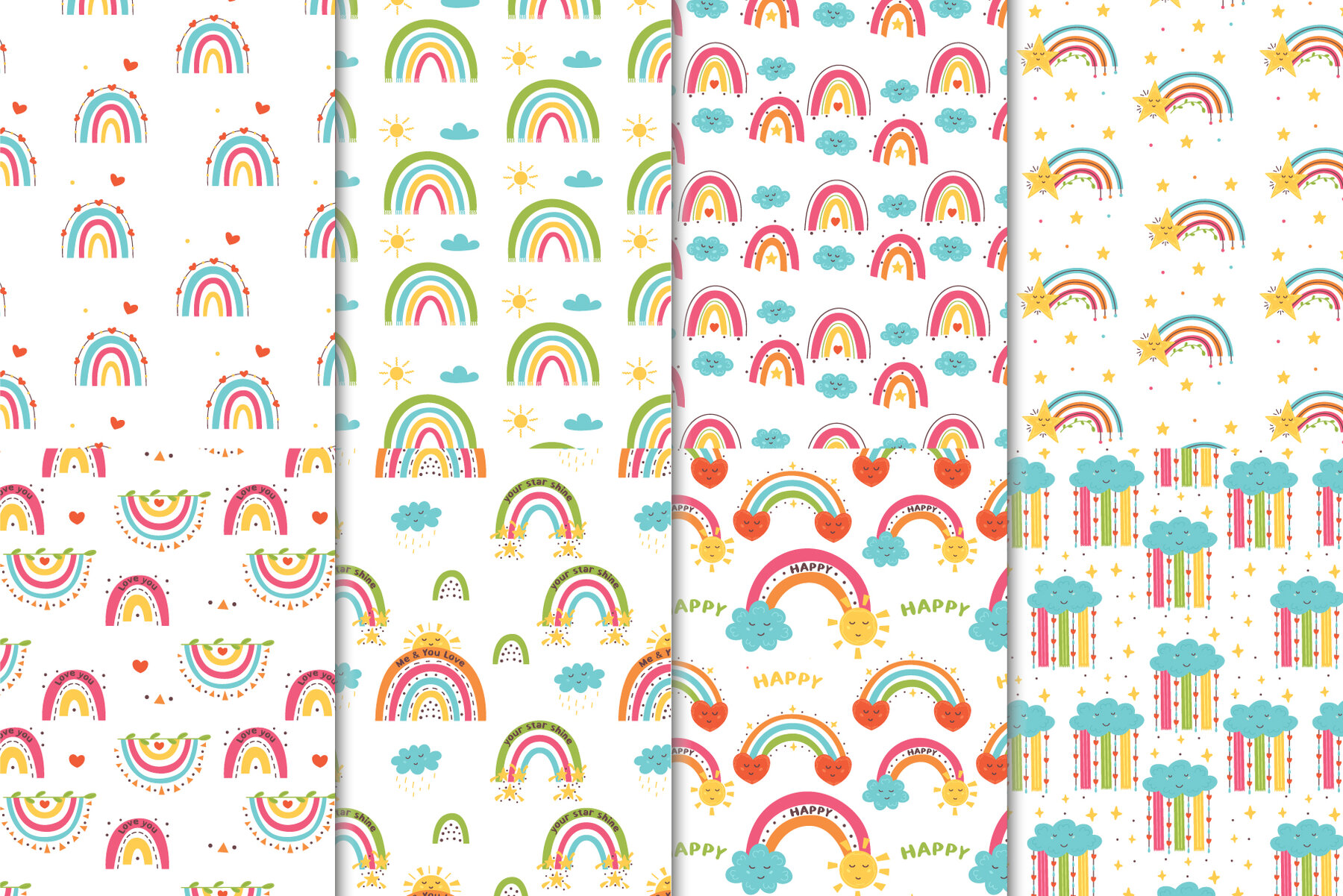 Baby Colorful Rainbow 5