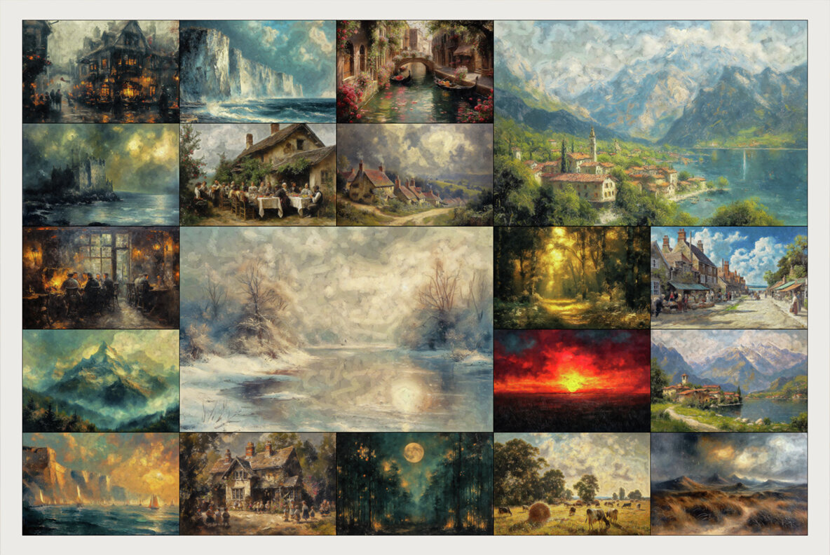 Romantic Lands Vintage Backgrounds 11