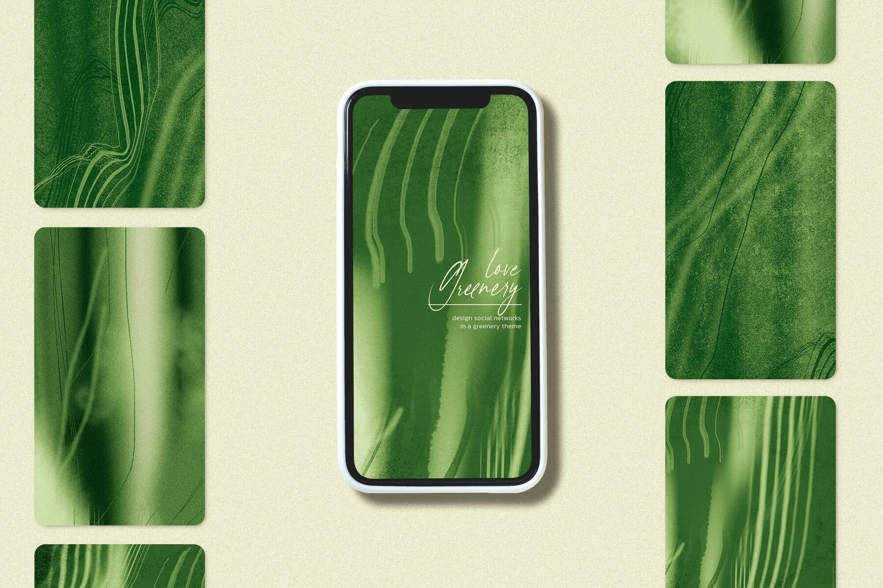 Greenery abstract backgrounds 3