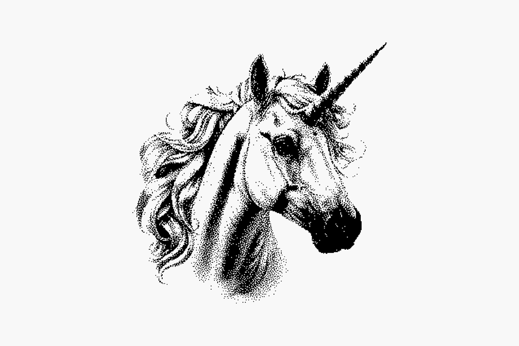 Dithering Bitmap Vector Shapes Collection 13