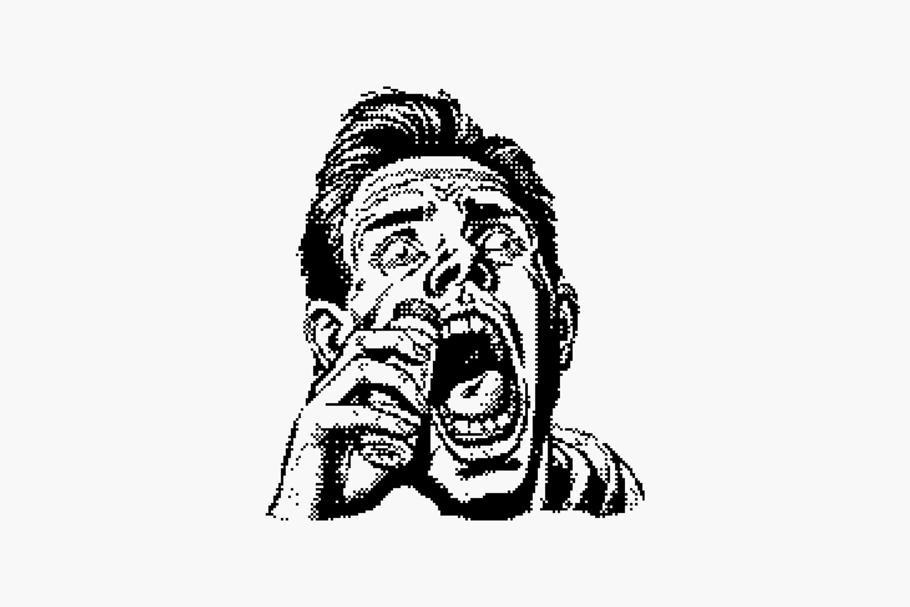 Dithering Bitmap Vector Shapes Collection 19