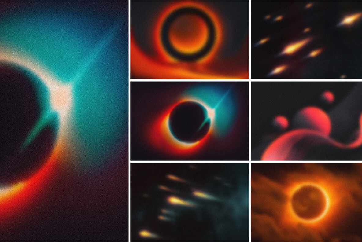 30 Abstract Cosmic Galaxy Backgrounds 2