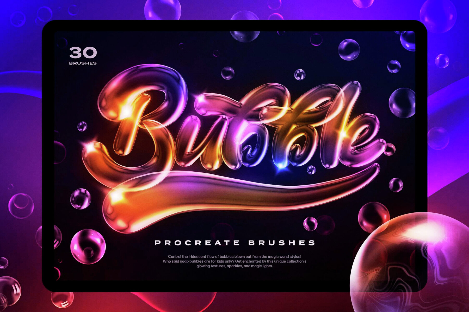 18 in 1 Procreate Brushes Bundle 18