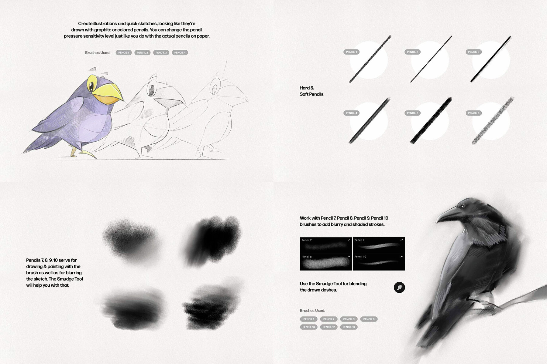 18 in 1 Procreate Brushes Bundle 22