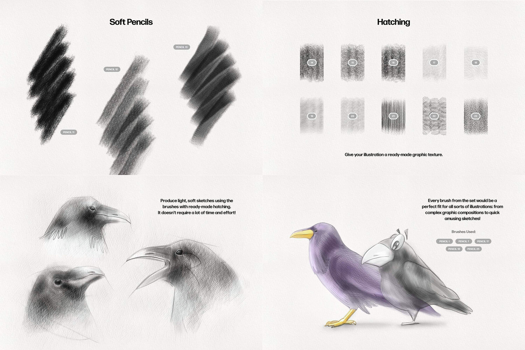 18 in 1 Procreate Brushes Bundle 23