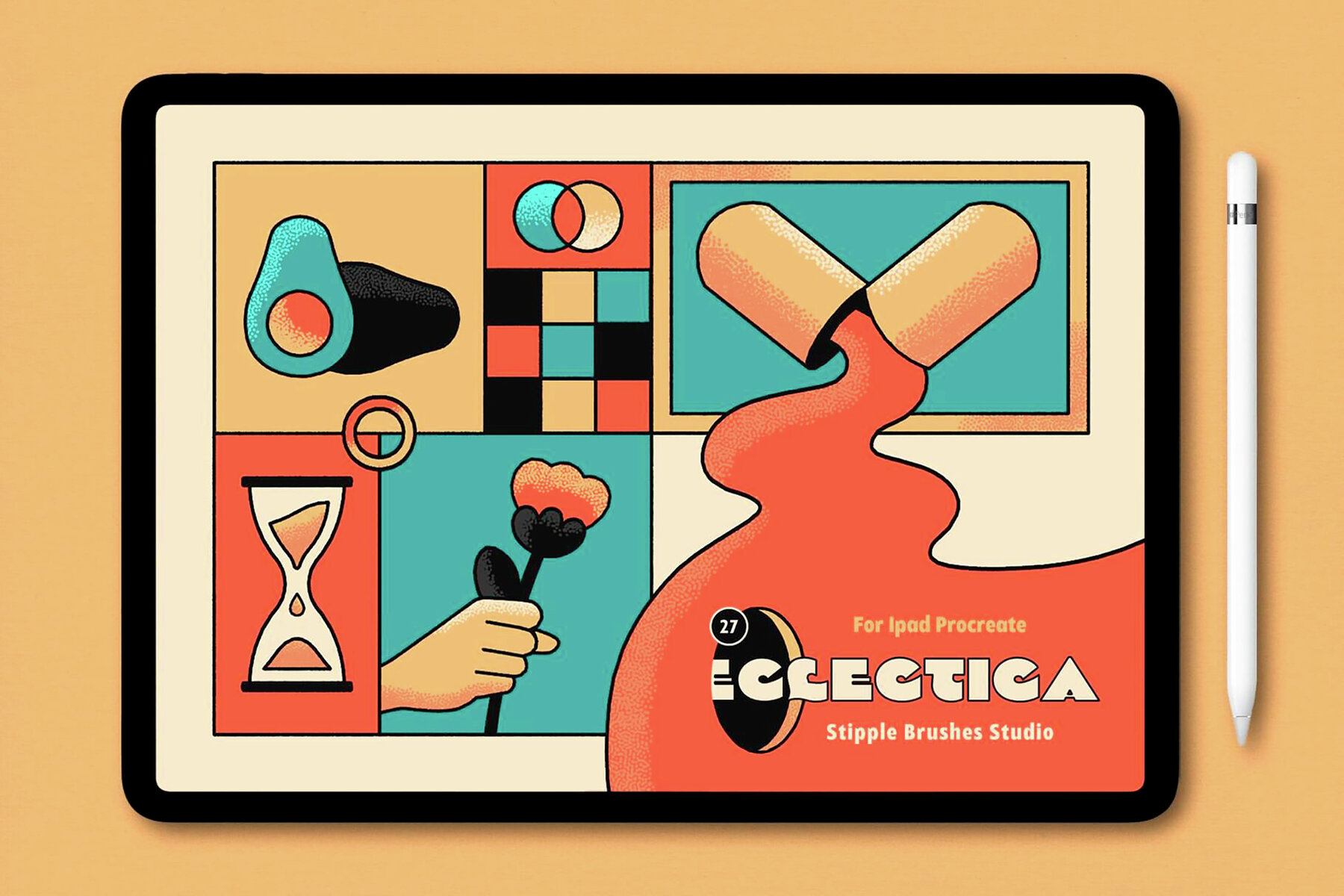 18 in 1 Procreate Brushes Bundle 27