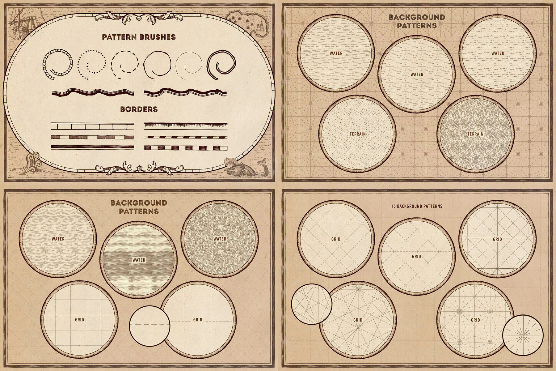 18 in 1 Procreate Brushes Bundle 35