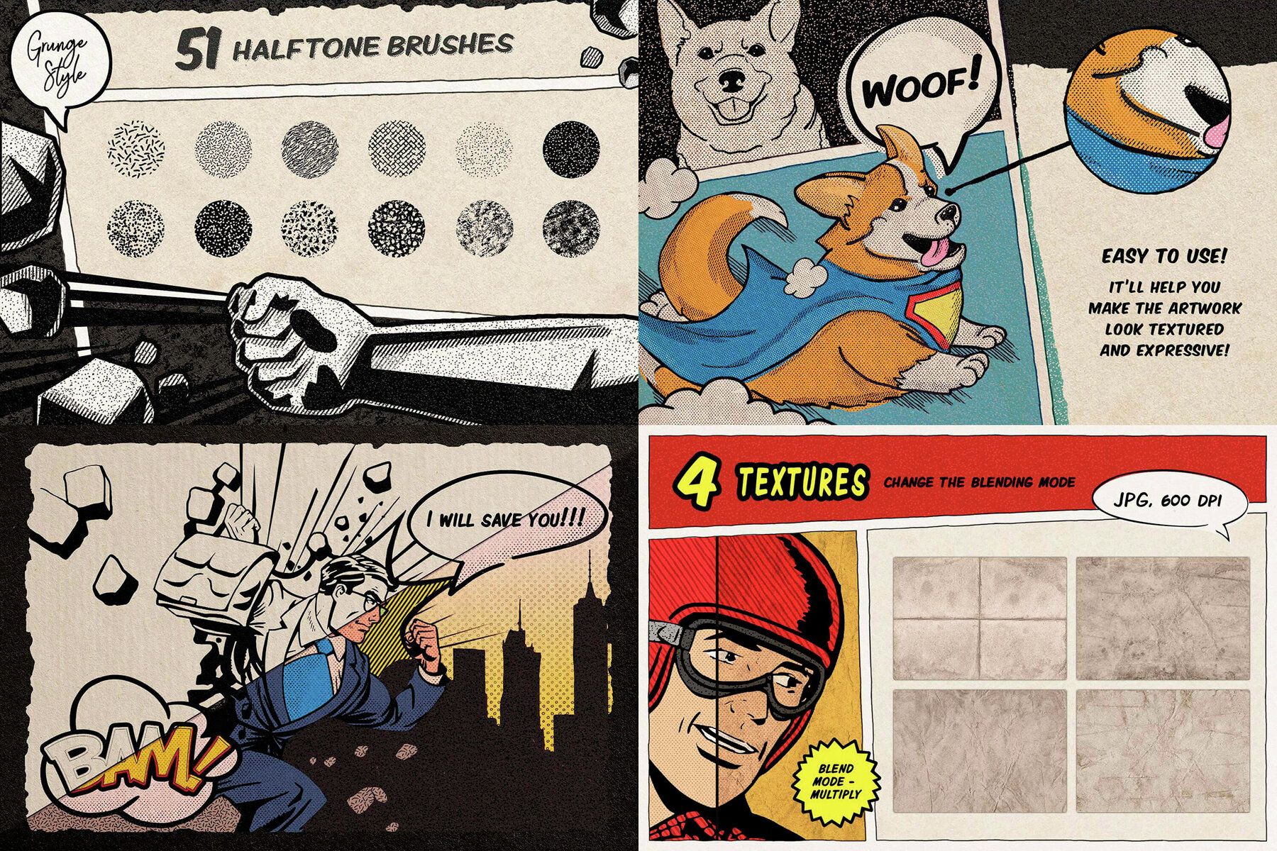 18 in 1 Procreate Brushes Bundle 38