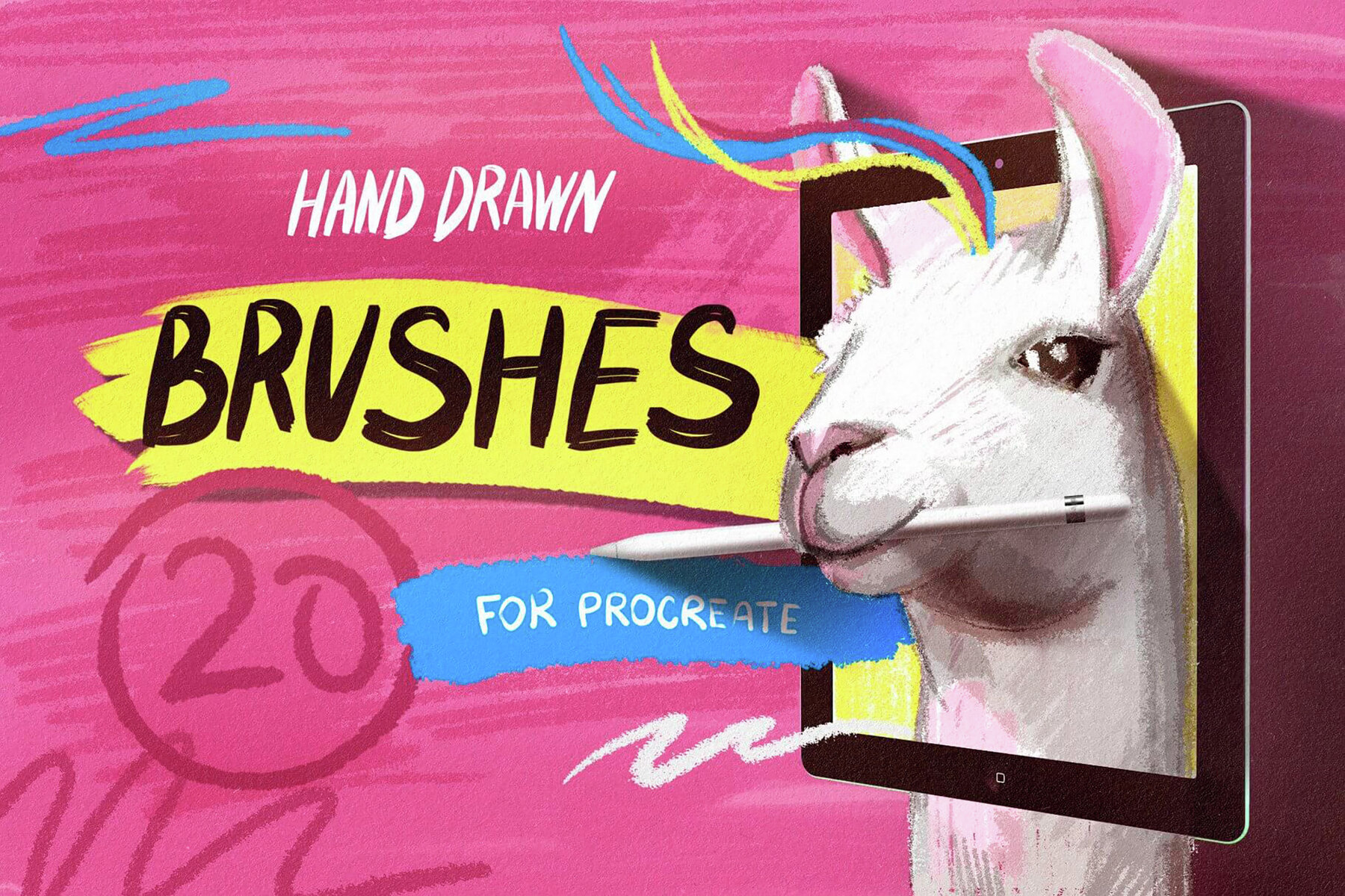 18 in 1 Procreate Brushes Bundle 42