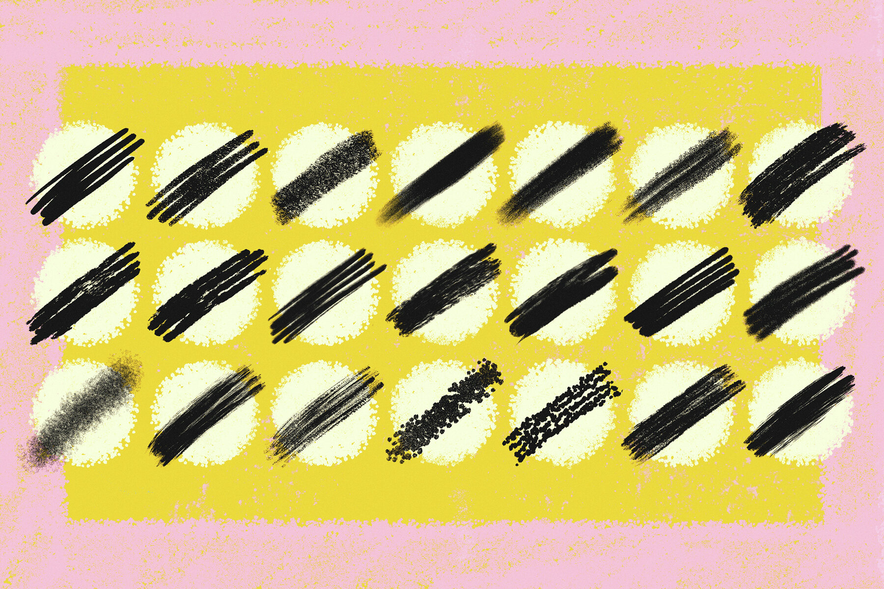 18 in 1 Procreate Brushes Bundle 45