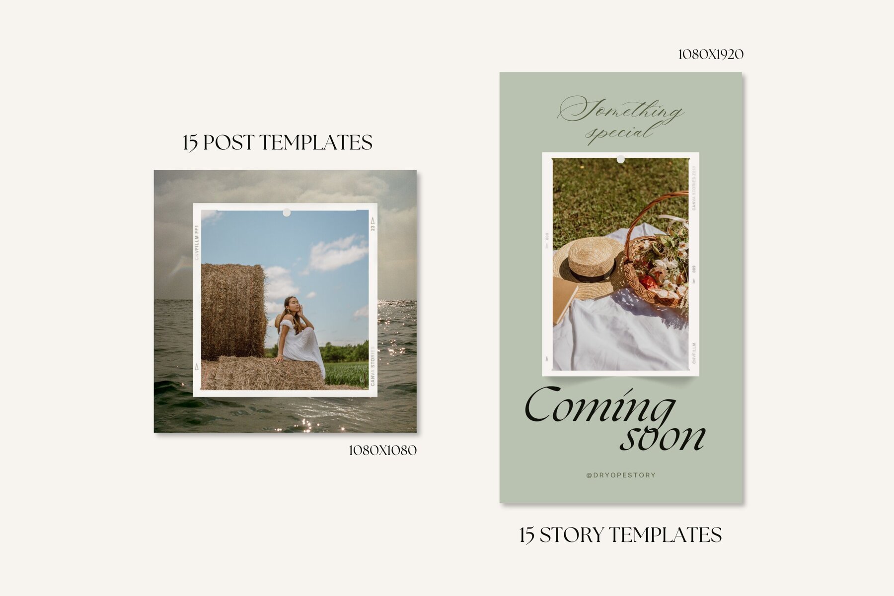 Slow Life Social Media Templates 2