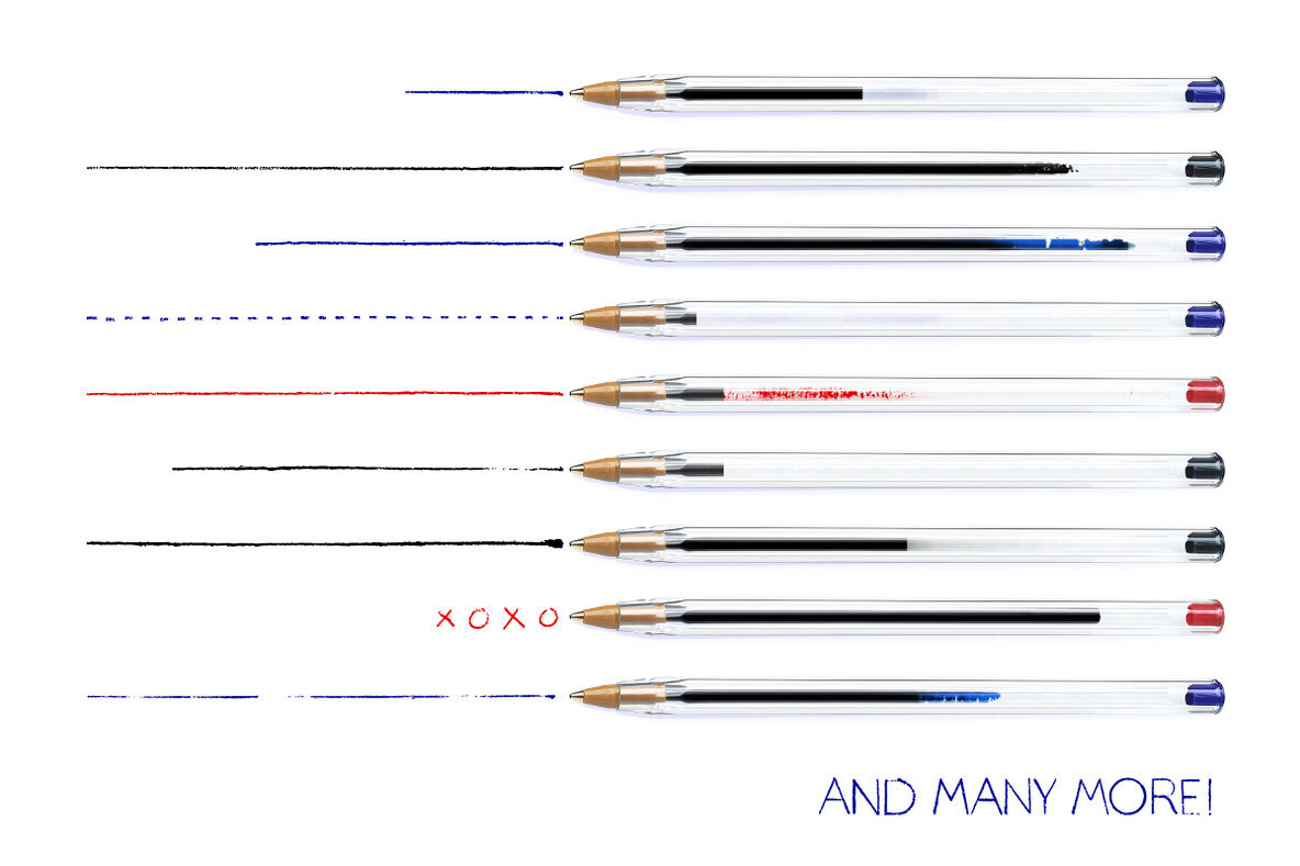 Used Ballpoint Pen Brushes 3