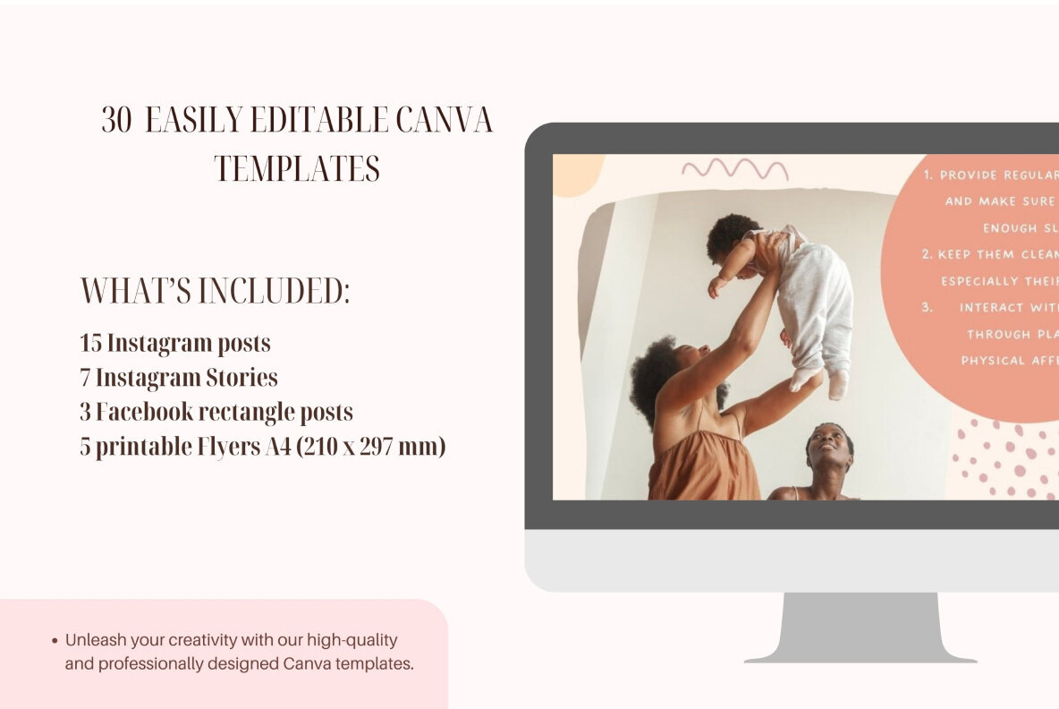 Baby Care Canva Social Media Templates 2