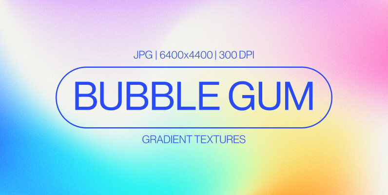 Bubble Gum Gradient Textures
