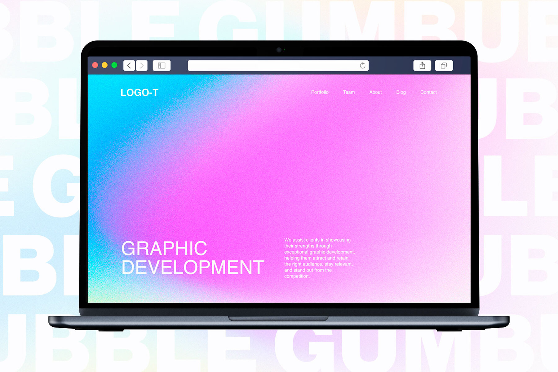 Bubble Gum Gradient Textures 4