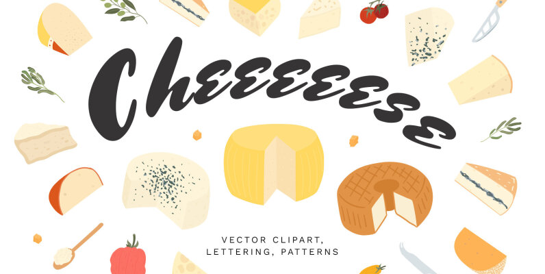 Cheese Illustrations Clipart