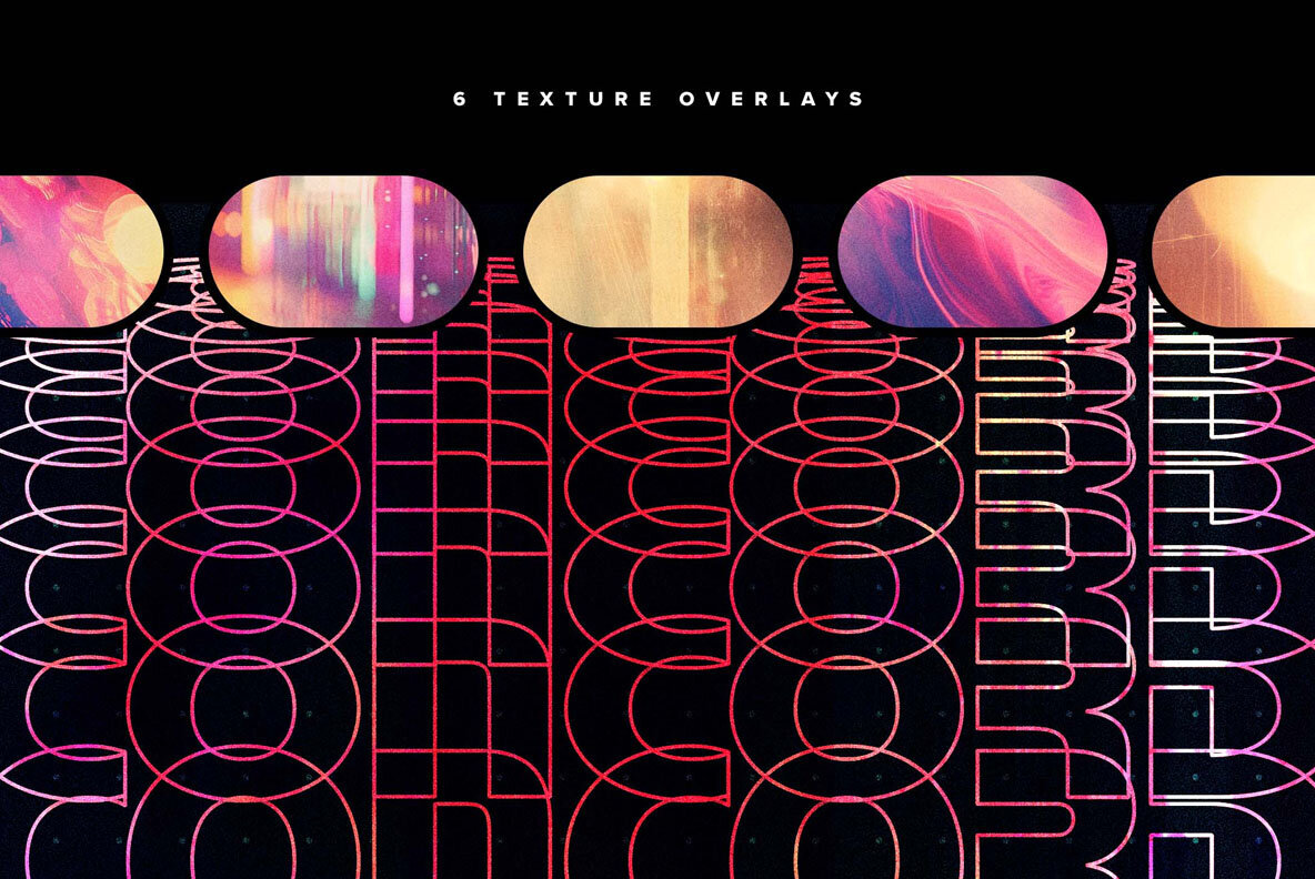 Cyberpunk Retro Layered Text Effects 3