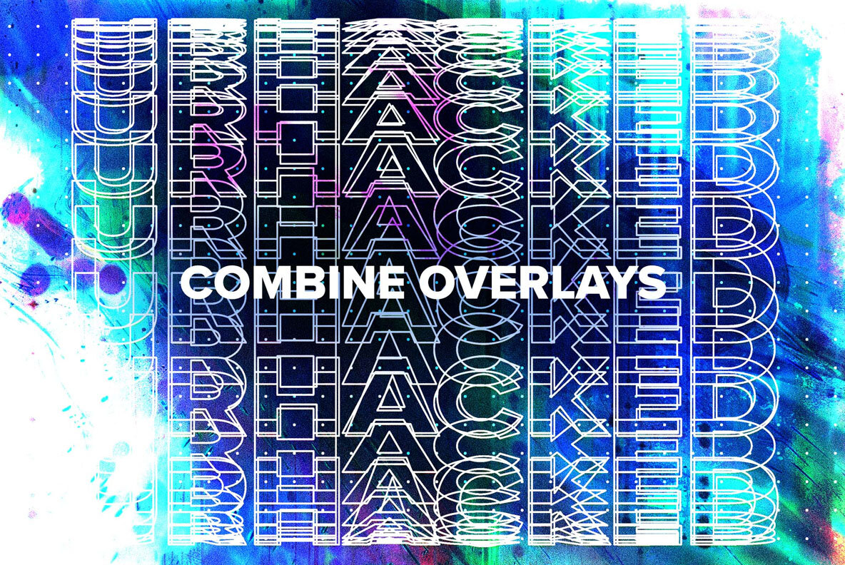 Cyberpunk Retro Layered Text Effects 4