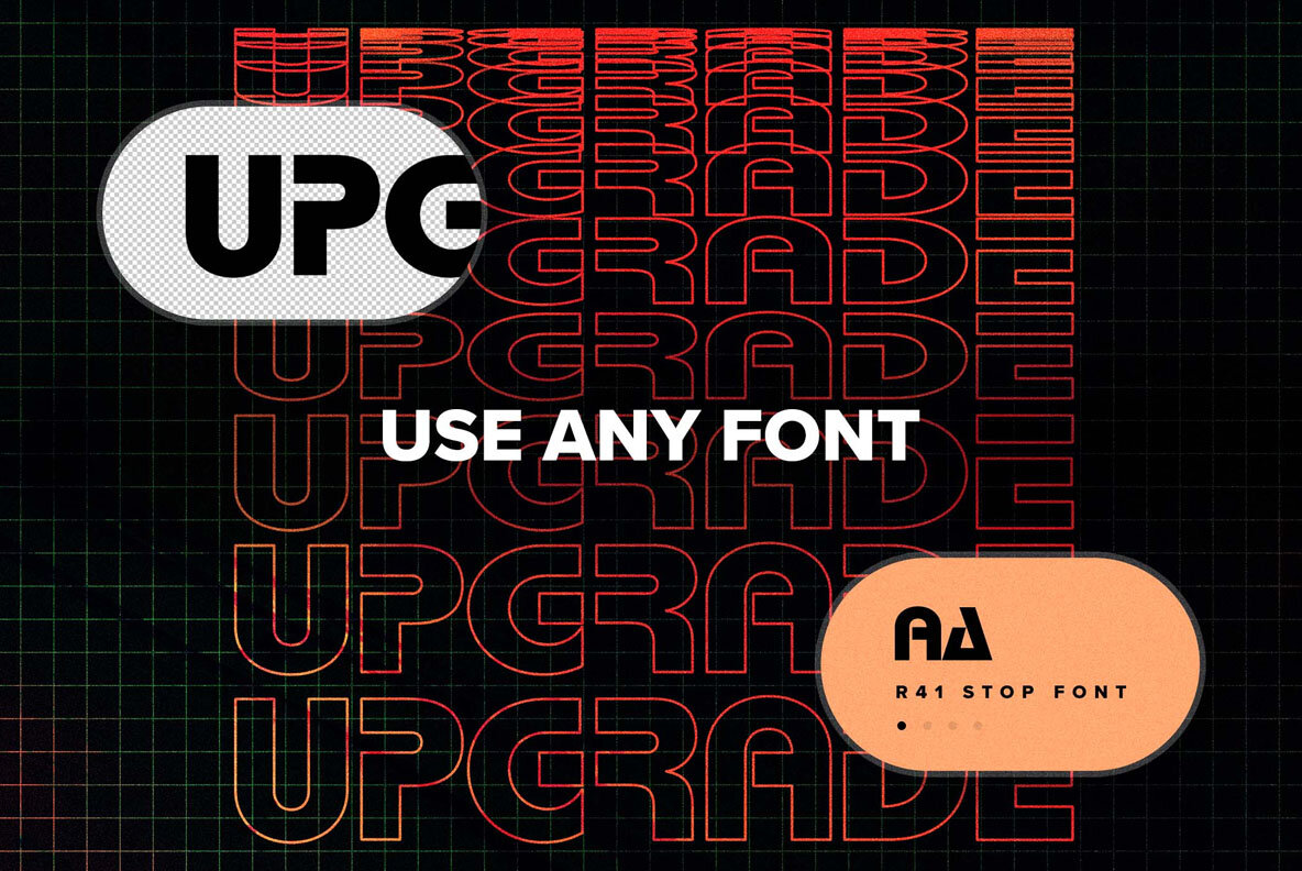 Cyberpunk Retro Layered Text Effects 6