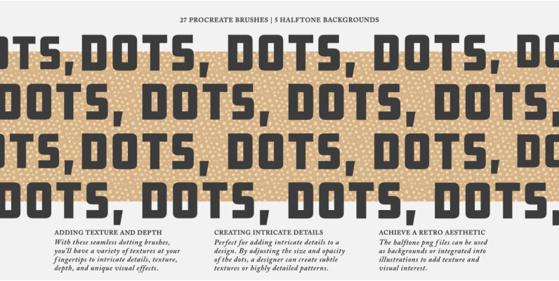 Dots Dots Dots Procreate Brushes