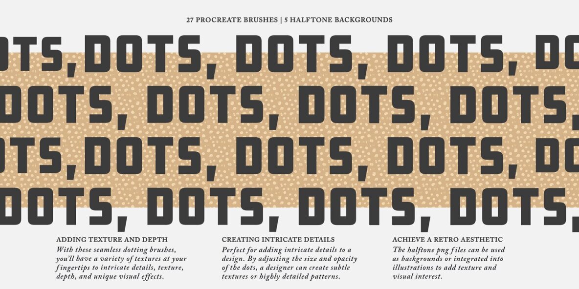 Dots Dots Dots Procreate Brushes 1