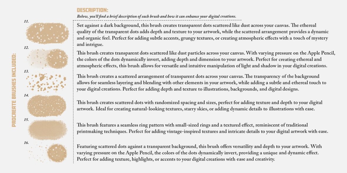 Dots Dots Dots Procreate Brushes 4