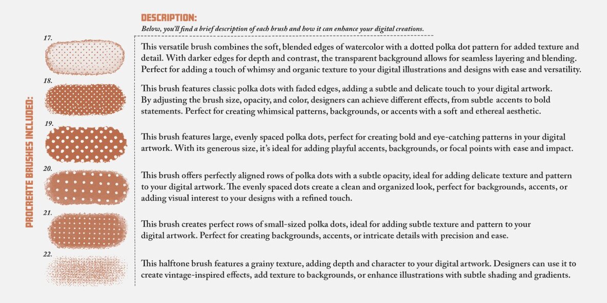 Dots Dots Dots Procreate Brushes 5