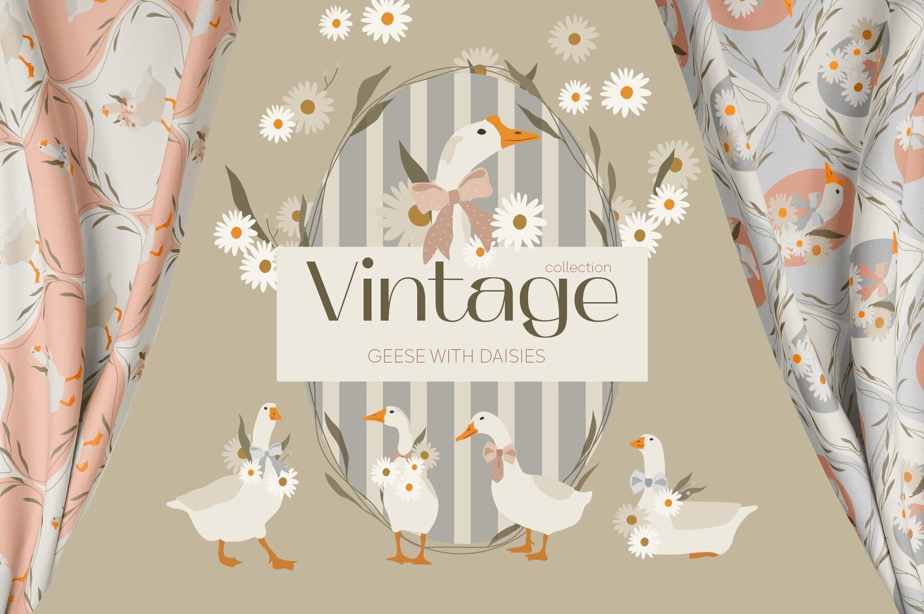 Grandmillenial geese set 1