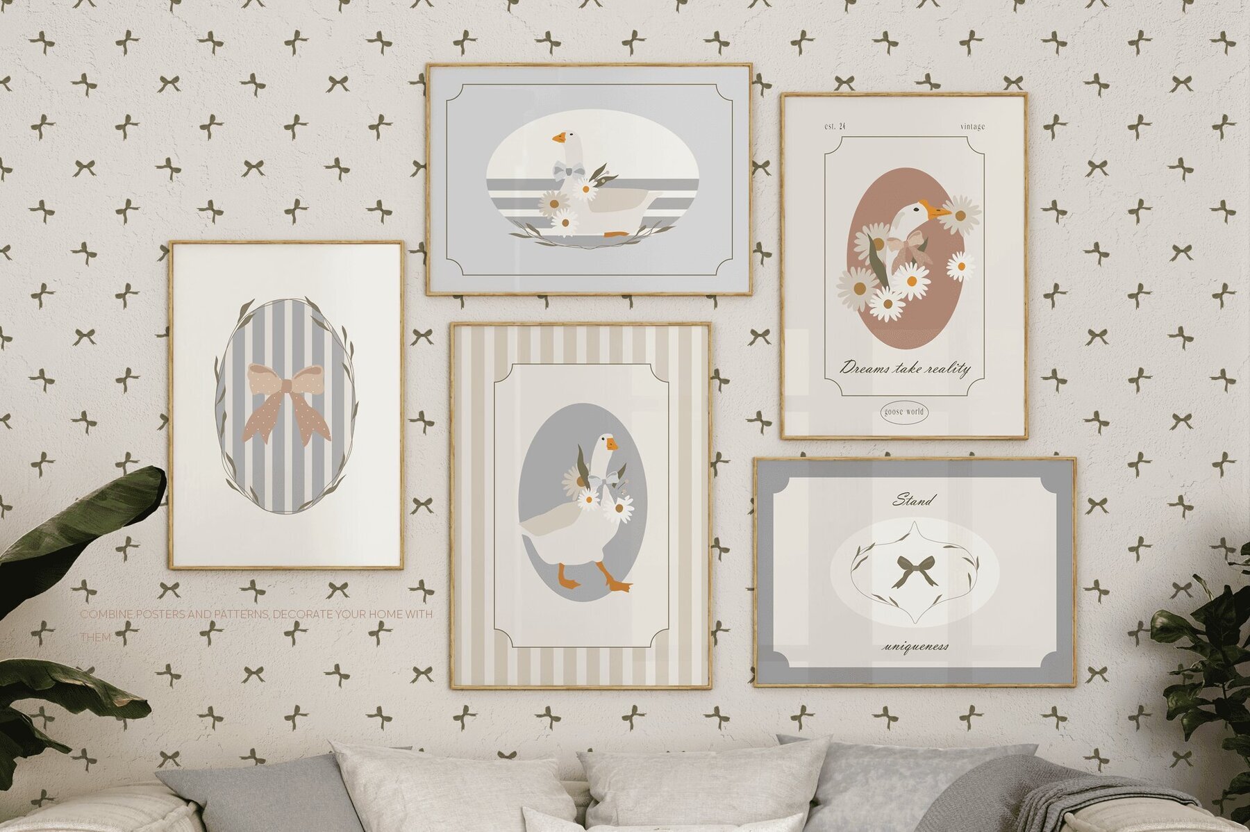 Grandmillenial geese set 3