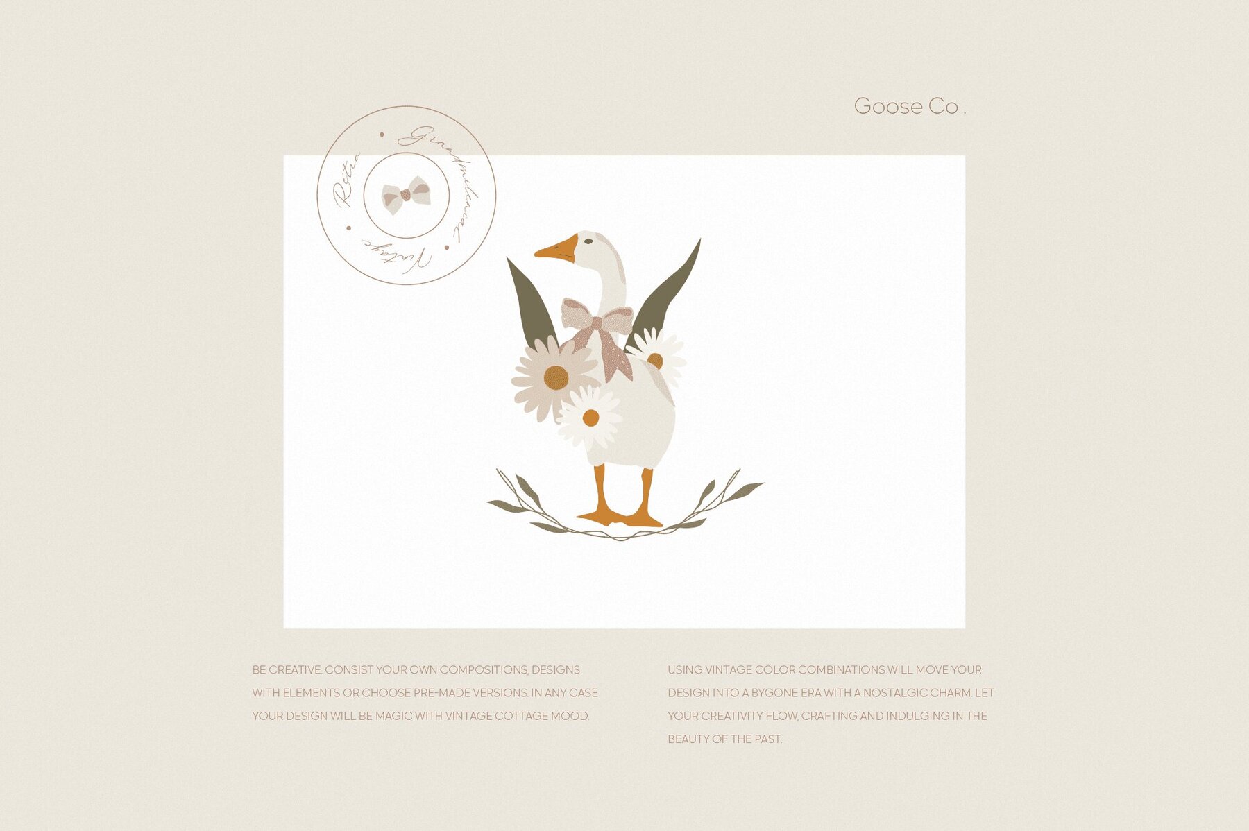 Grandmillenial geese set 4