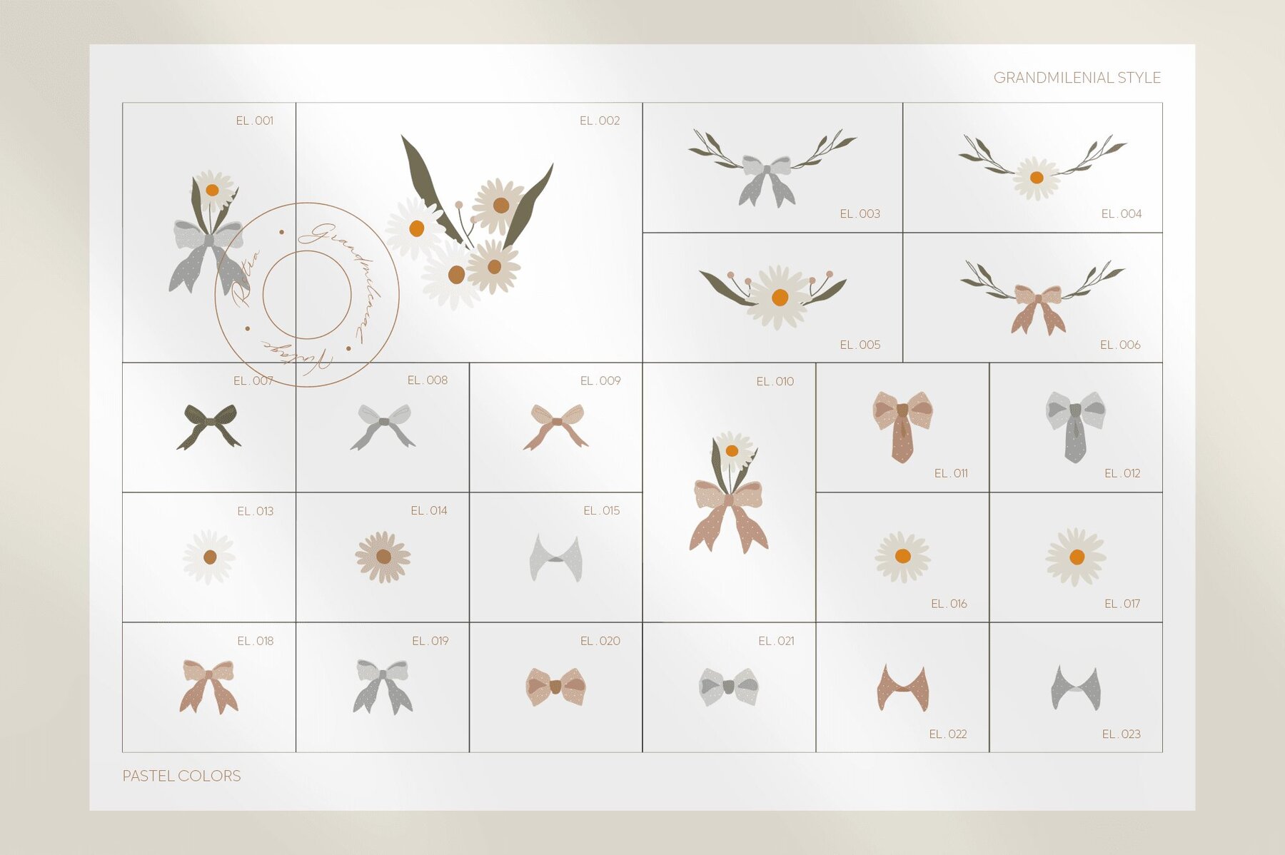 Grandmillenial geese set 6